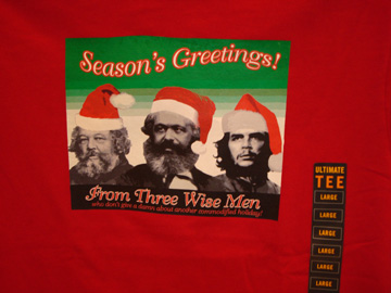 marx che bakunin christmas protest